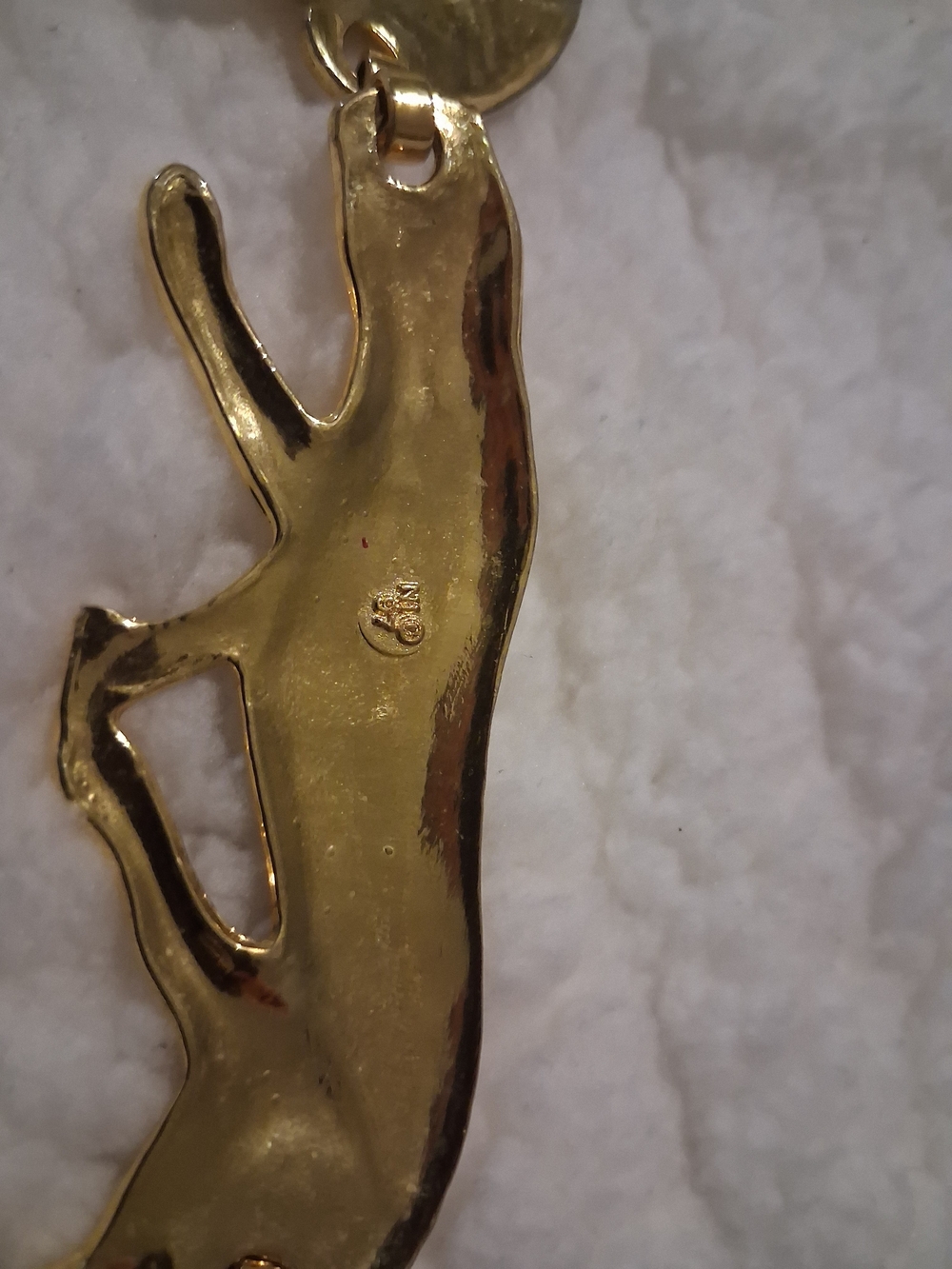 Vintage Signed “NI 97” Jaguar Gold Chain Belt Excellent Vintage Condition - Picture 8 of 13